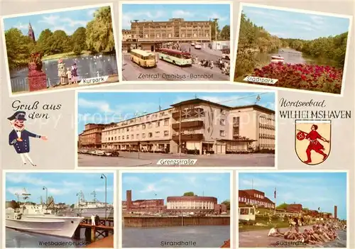 AK / Ansichtskarte Wilhelmshaven Granzstrasse Zentral Omnibus Bahnhof  Kat. Wilhelmshaven