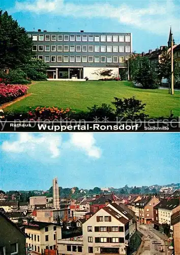 AK / Ansichtskarte Ronsdorf Rathaus Stadtmitte  Kat. Wuppertal
