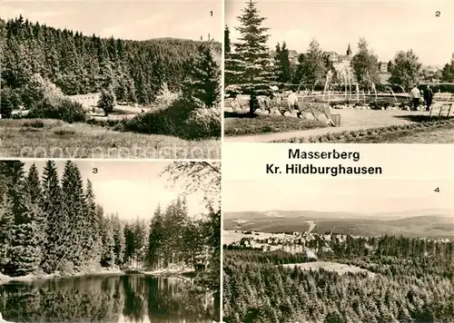 AK / Ansichtskarte Masserberg Waldschwimmbad Kurpark Werratal  Kat. Masserberg