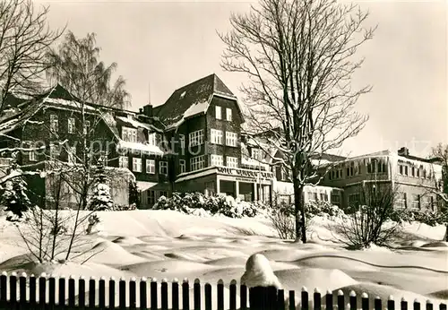 AK / Ansichtskarte Schierke Harz Hotel Heinrich Heine  Kat. Schierke Brocken