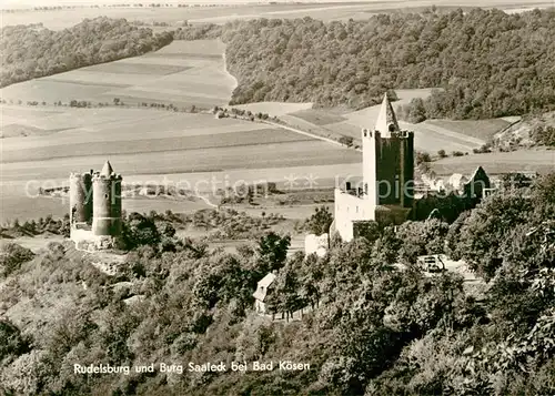 AK / Ansichtskarte Bad Koesen Rudelsburg Burg Saaleck Kat. Bad Koesen