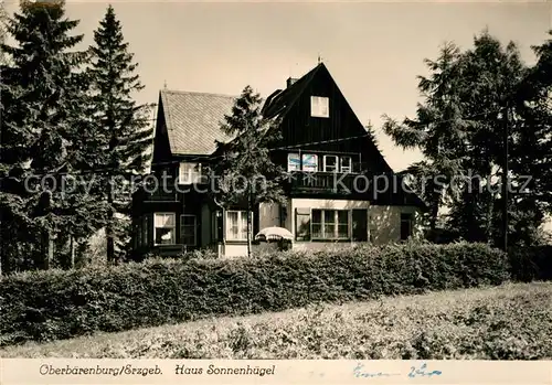 AK / Ansichtskarte Oberbaerenburg Baerenburg Haus Sonnenhuegel 