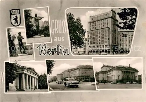 AK / Ansichtskarte Berlin Aufbauhelfer Haus Berlin Haus Budapest Deutsche Staatsoper  Kat. Berlin