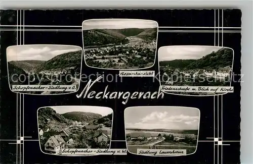 AK / Ansichtskarte Neckargerach Gesamtansicht Schopfnacher Siedlung  Kat. Neckargerach