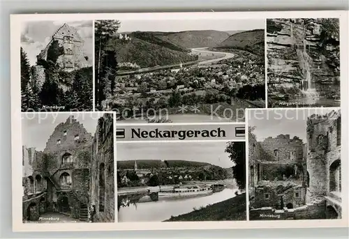 AK / Ansichtskarte Neckargerach Minneburg Margarethenschlucht Personenschiff Kat. Neckargerach