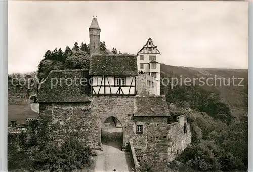 AK / Ansichtskarte Hirschhorn Neckar Burg Kat. Hirschhorn (Neckar)