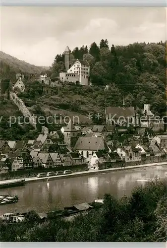 AK / Ansichtskarte Hirschhorn Neckar Burg Kirche Kloster  Kat. Hirschhorn (Neckar)