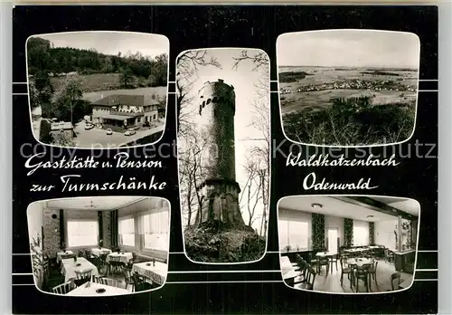 AK / Ansichtskarte Waldkatzenbach Gasthof Pension zur Turmschaenke  Kat. Waldbrunn
