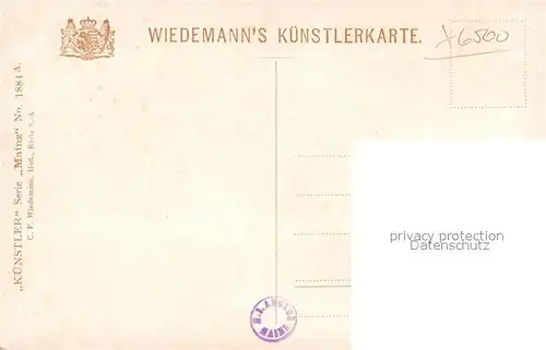 AK / Ansichtskarte Verlag Wiedemann WIRO Nr. 1884 A Mainz Mainmuendung  Kat. Verlage