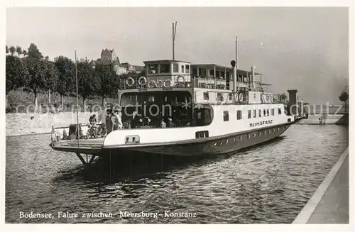 AK / Ansichtskarte Faehre Konstanz Bodensee  Kat. Schiffe