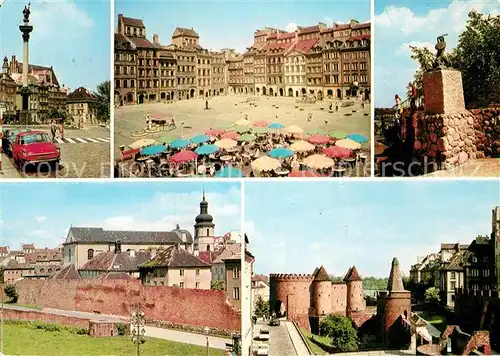 AK / Ansichtskarte Warschau Masowien Plac Zamkowy Rynek Starego  Kat. Warschau