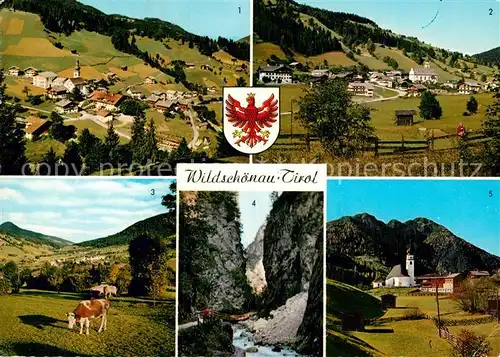 AK / Ansichtskarte Wildschoenau Tirol Auffach Oberau Niederau Kundler Klamm Thierbach