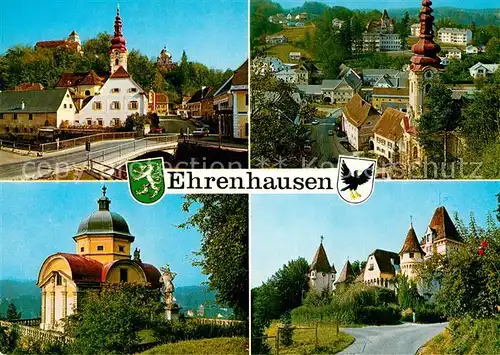 AK / Ansichtskarte Ehrenhausen Erholungsort im suedsteirischen Weinland Kirche Schloss Kat. Ehrenhausen