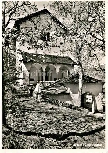 AK / Ansichtskarte Ascona Lago Maggiore Madonna della Fontana