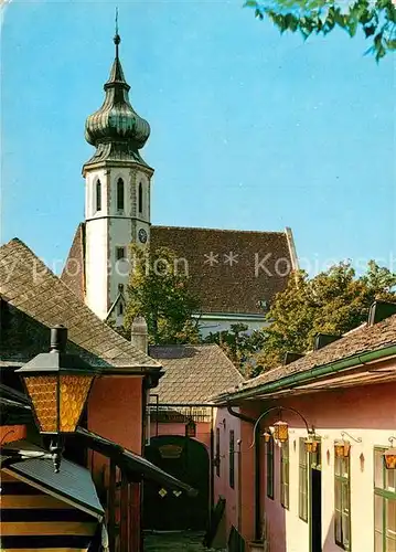 AK / Ansichtskarte Grinzing Wien Ortsmotiv mit Kirche Kat. Doebling