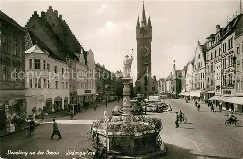 AK / Ansichtskarte Straubing Ludwigsplatz Kat. Straubing