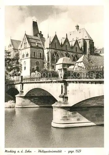 AK / Ansichtskarte Marburg Lahn Philippsuniversitaet Bruecke Kat. Marburg