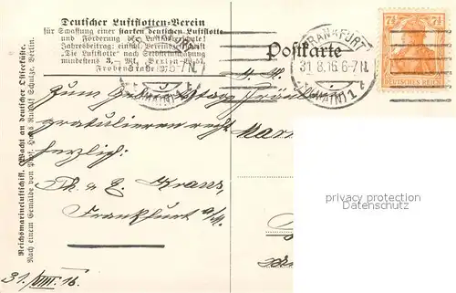 AK / Ansichtskarte Zeppelin Reichsmarineluftschiff Ostseekueste Prof. Hans Rufold Schulze  Kat. Flug
