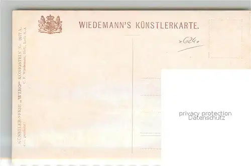 AK / Ansichtskarte Verlag Wiedemann WIRO Nr. 2077 A Koenigstein im Taunus Total  Kat. Verlage