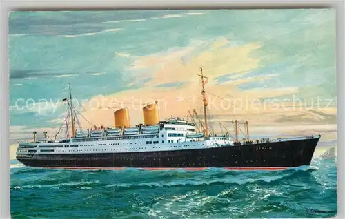 AK / Ansichtskarte Dampfer Oceanliner MS Berlin Norddeutscher Lloyd Bremen  Kat. Schiffe