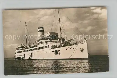 AK / Ansichtskarte Dampfer Oceanliner Cobra Helgoland  Kat. Schiffe