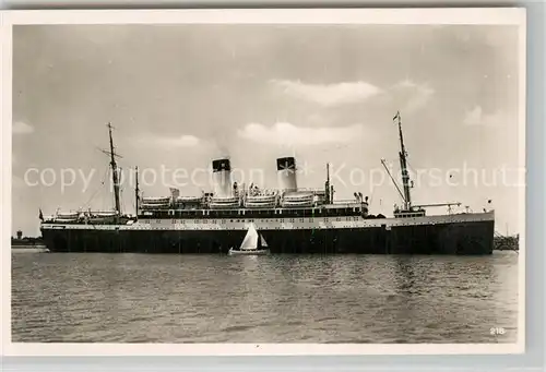 AK / Ansichtskarte Dampfer Oceanliner M.S. Monte Pascoal  Kat. Schiffe