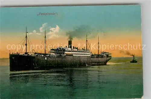 AK / Ansichtskarte Dampfer Oceanliner Pensylvania  Kat. Schiffe