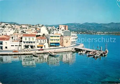AK / Ansichtskarte Agios Nicolaos Hafen