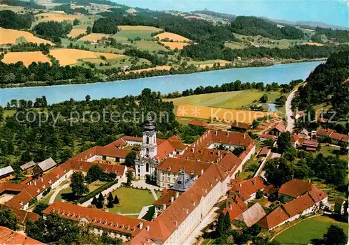 AK / Ansichtskarte Wilhering Fliegeraufnahme Kloster  Kat. Wilhering