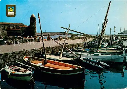AK / Ansichtskarte Collioure Le port et le clocher Kat. Collioure
