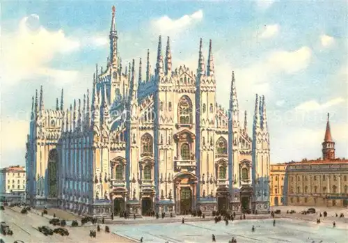 AK / Ansichtskarte Milano Il Duomo Dom Kat. Italien