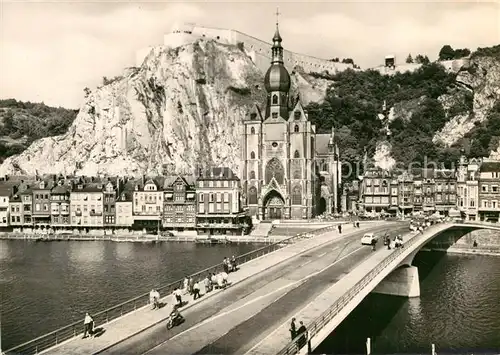 AK / Ansichtskarte Dinant Wallonie Pont sur la Meuse Collegiale et la Citadelle Kat. Dinant