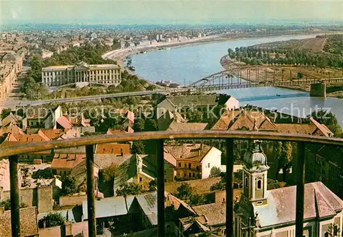 AK / Ansichtskarte Szeged Stadtpanorama mit Theiss Kat. Szeged