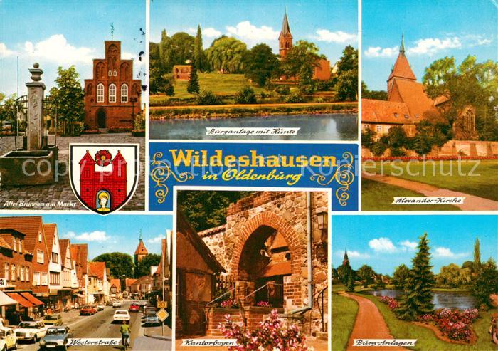 AK / Ansichtskarte Wildeshausen Burganlage Hunte Kantorbogen Alexander