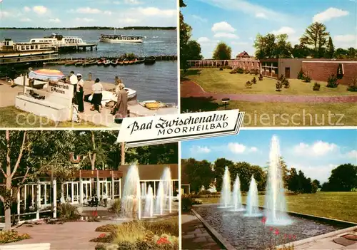 AK / Ansichtskarte Bad Zwischenahn Anlegestelle Park Brunnen  Kat. Bad Zwischenahn