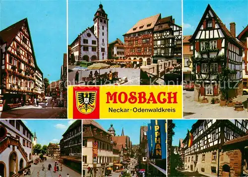 AK / Ansichtskarte Mosbach Baden Teilansichten Kat. Mosbach