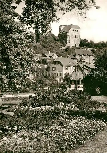 AK / Ansichtskarte Frankenhausen Bad Blick zum Hausmannsturm Kat. Bad Frankenhausen