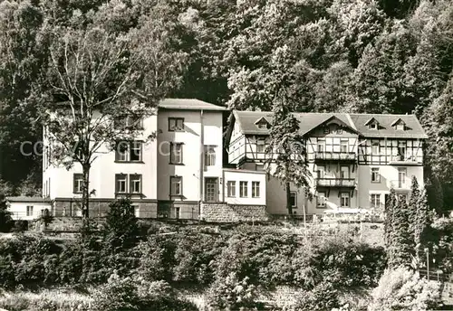 AK / Ansichtskarte Krippen Bad Schandau Ferienheim Klement Gottwald Kat. Bad Schandau