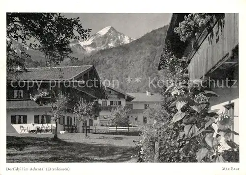 AK / Ansichtskarte Ettenhausen Schrozberg Dorfidyll im Achental Kat. Schrozberg