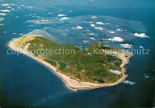 AK / Ansichtskarte Borkum Nordseebad Nordseeinsel Fliegeraufnahme aus 4800 m Hoehe Kat. Borkum