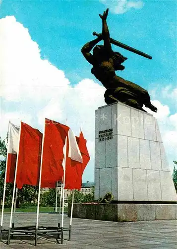 AK / Ansichtskarte Warszawa Denkmal Kat. Warschau Polen