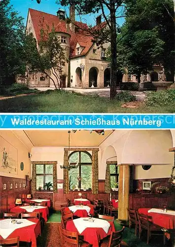 AK / Ansichtskarte Nuernberg Waldrestaurant Schiesshaus Kat. Nuernberg