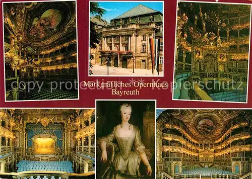 AK / Ansichtskarte Bayreuth Markgraefliches Opernhaus Kat. Bayreuth