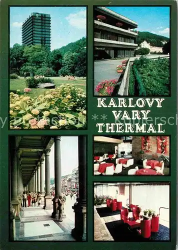 AK / Ansichtskarte Karlovy Vary Thermalbad Hotel Kat. Karlovy Vary Karlsbad