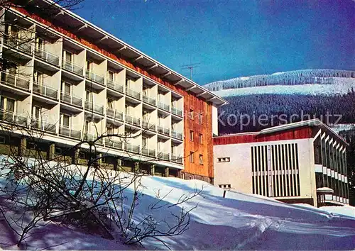 AK / Ansichtskarte Krkonose Interhotel Montana Winter Kat. Polen