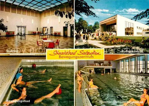 AK / Ansichtskarte Salzuflen Bad Vestibuel Bewegungsbad Thermalhallenschwimmbad Kat. Bad Salzuflen
