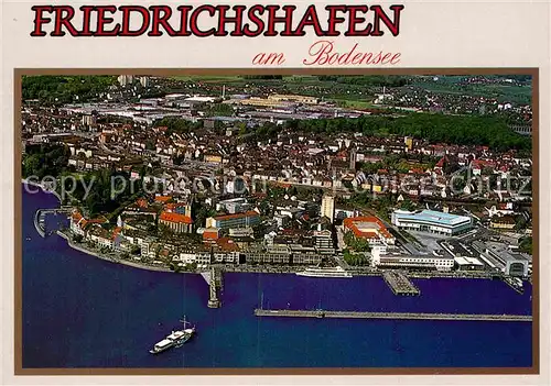 AK / Ansichtskarte Friedrichshafen Bodensee Fliegeraufnahme Kat. Friedrichshafen