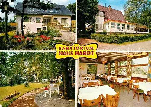 AK / Ansichtskarte Bad Muenstereifel Holzelm Sanatorium Haus Hardt Kat. Bad Muenstereifel
