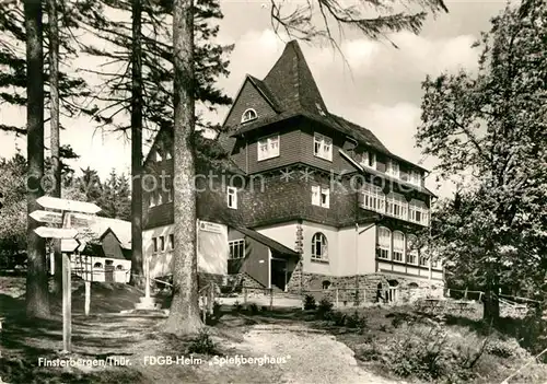 AK / Ansichtskarte Finsterbergen FDGB Heim Spiessberghaus Kat. Finsterbergen Thueringer Wald