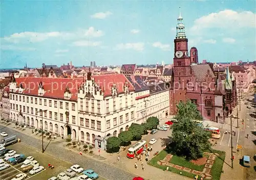 AK / Ansichtskarte Wroclaw Rynek Rathaus Kat. Wroclaw Breslau
